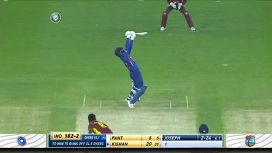 IND vs WI 2022, 1ST ODI: Ishan Kishan Six