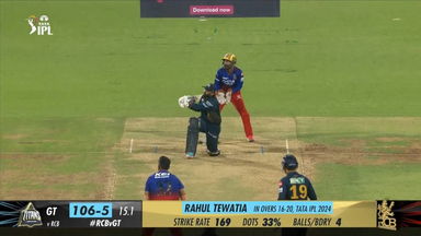M52: RCB vs GT – Rahul Tewatia Six