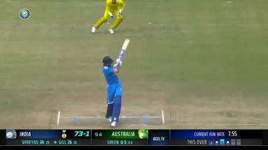 IND vs AUS 2023-24, 2ND ODI: Shubman Gill Six