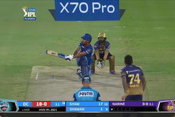 Q2: KKR vs DC – Shikhar Dhawan Six