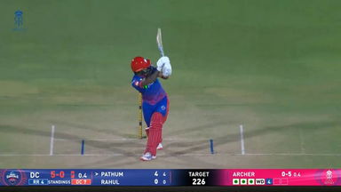 IPL 2026 M43: RR vs DC - Pathum Nissanka Six