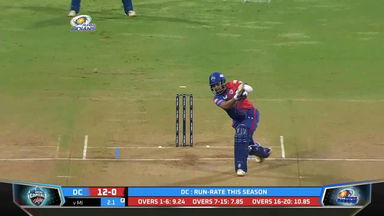 M69: MI vs DC – Prithvi Shaw Six