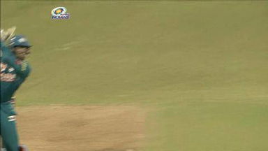 M15: MI vs PWI – Abhishek Nayar Wicket