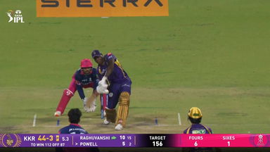 IPL 2026 M28: KKR vs RR - Rovman Powell Six