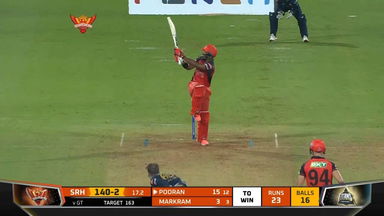 M21: SRH vs GT – Nicholas Pooran Six