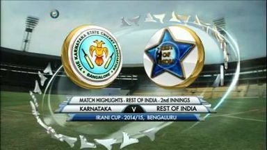 Irani Cup 2014-15: Karnataka v Rest of India XI, Rest of India XI 2nd Innings Highlights