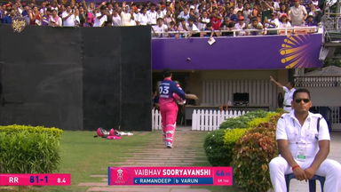 IPL 2026 M28: KKR vs RR - Vaibhav Sooryavanshi Wicket