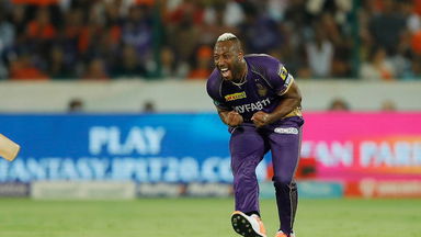 4, 6, 4, OUT: Russell has the last laugh against Impact Player Tripathi