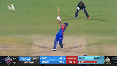 M40: DC vs GT – Rishabh Pant Six