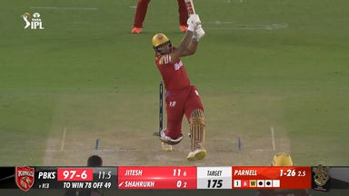 M27: PBKS vs RCB –  Shahrukh Khan  Six