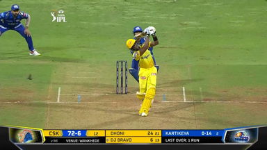 M59: CSK vs MI – Dwayne Bravo Six