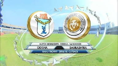 Ranji Trophy 2014-15: Odisha v Saurashtra, Odisha 1st Innings highlights