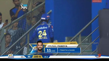 M09: MI vs DD – Krunal Pandya Wicket