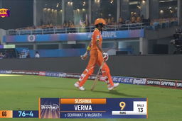 M03- UP vs GG: Sushma Verma Wicket