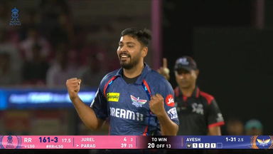 IPL 2025 M36: RR vs LSG - Fall of Wickets