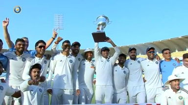 Z R IRANI CUP 2023/24, Saurashtra vs Rest of India Day 3: Match Highlights