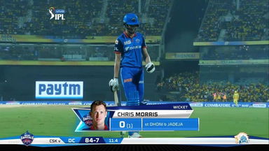M50: CSK vs DC – Chris Morris Wicket