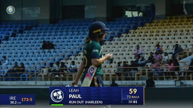 IND-W vs IRE-W 2025, 1st ODI: Leah Paul Wicket