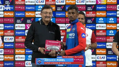 IPL 2025 M46: DC vs RCB - Curvv Super Striker of the Match - Abishek Porel