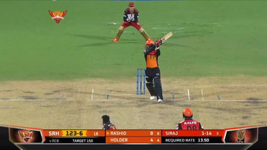 M06: SRH vs RCB – Rashid Khan Six