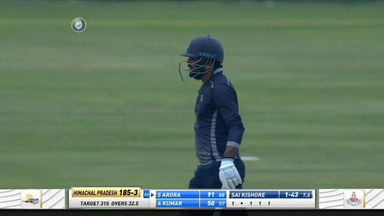 Amit Kumar's solid 74 (79) against Tamil Nadu