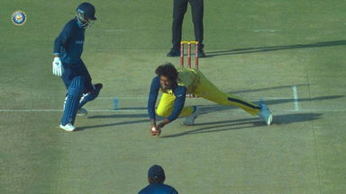 Vijay Hazare Trophy 2023 SF1: Super Grabs: Sai Kishore's brilliant couple of catches