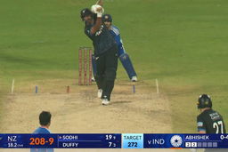 IND vs NZ 2026, 5th T20I: Ish Sodhi Six