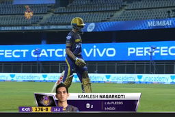 M15: KKR vs CSK – Kamlesh Nagarkoti Wicket