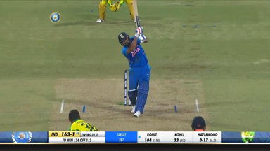 IND vs AUS 2020, 3rd ODI: Rohit Sharma Six