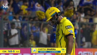 IPL 2026 M33: MI vs CSK - Kartik Sharma Wicket