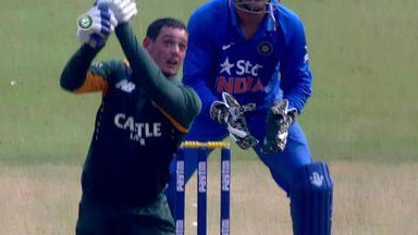 5TH ODI: IND vs SA – Quinton de Kock Wicket