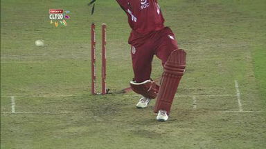 M7: T&T vs SRH –  Navin Stewart b Perera
