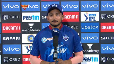 M20: SRH vs DC  – Prithvi Shaw Interview