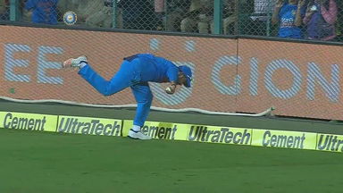 Suresh Raina's balancing act at the boundary ropes