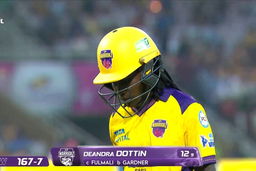 Wicket: Match 2, UP Warriorz vs Gujarat Giants, WPL 2026: Deandra Dottin Wicket