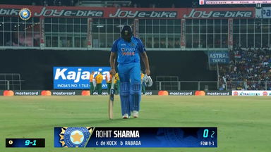 IND vs SA 2022, 1ST T20I: Rohit Sharma Wicket