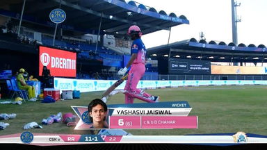 M04: RR vs CSK – Yashasvi Jaiswal Wicket