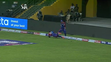 Rovman Powell’s super save at the ropes
