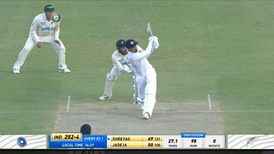 IND vs NZ 2021, 1st Test, Day 1: Shreyas Iyer Six