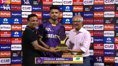 IPL 2025 M15: KKR vs SRH - Player of the Match - Vaibhav Arora