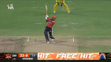 M18: SRH vs CSK – Abhishek Sharma Six