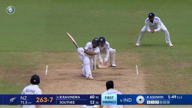 IND vs NZ 2024, 1ST Test: Rachin Ravindra Six