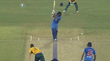 2ND T20I: IND vs SA – Shikhar Dhawan Wicket