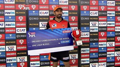 M47: SRH vs DC – Dream11 GameChanger of the Match – Wriddhiman Saha