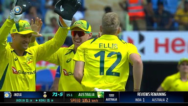 IND vs AUS 2023, 2ND ODI: Fall of Wickets