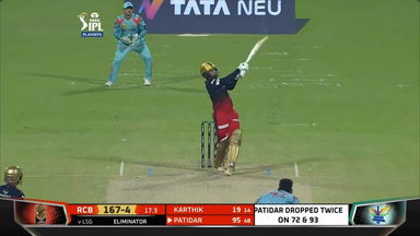 Eliminator: LSG vs RCB – Rajat Patidar Six