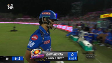 M38: RR vs MI – Ishan Kishan Wicket
