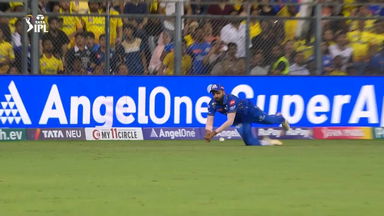 Almost! Rohit nearly pulls off a splendid catch