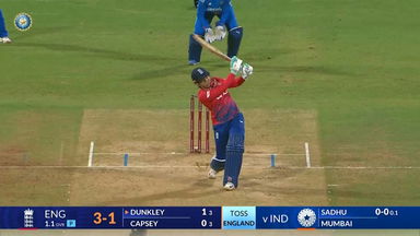 IND-W vs ENG-W 2023, 3RD T20I: Sophia Dunkley Six
