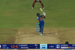 IND vs WI 2026, 4th T20I: Sanju Samson Six